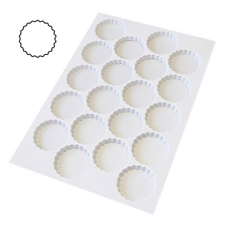 Wycinaki plastikowe do ciastek 400x600 - GWIAZDKA śr. 45 mm, 63 ciastka