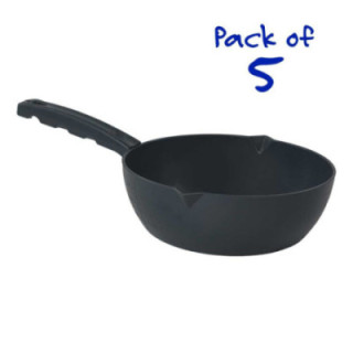 Szufelka kwadratowa wykrywalna Detectamet (Square Scoop) Standardowa, okrągła miska (Standard Round Bowl) (1700 ml) — czarny