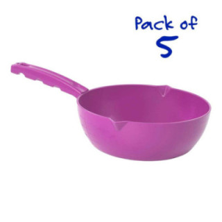Szufelka kwadratowa wykrywalna Detectamet (Square Scoop) Standardowa, okrągła miska (Standard Round Bowl) (1700 ml) — różowy
