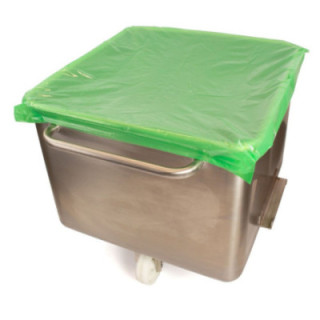 Pokrywa na pojemnik transportowy Detectamet, wersja niewykrywalna (Tote Bin Cover), zielony, rolka 100 sztuk (Roll of 100)