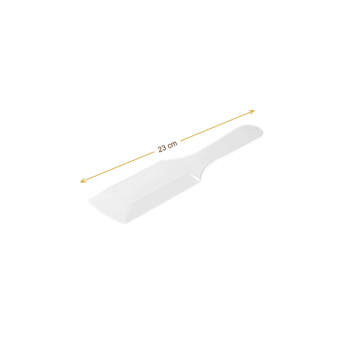Łopatka do rozprowadzania mas długość 230 mm z tworzywa (PP) | 4BAKE