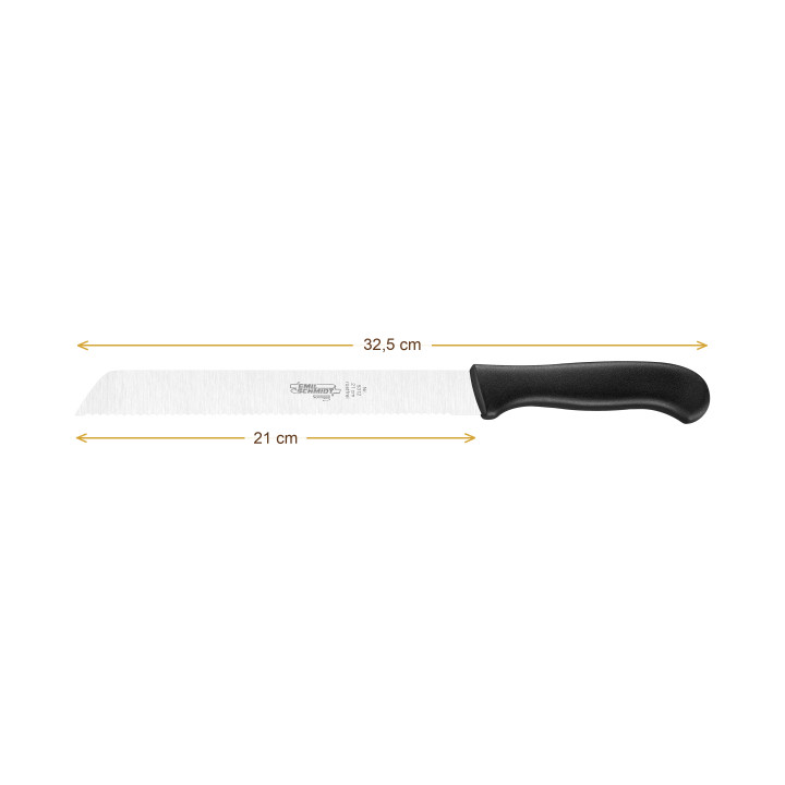 Nóż do chleba BASIS 21 cm — Emil Schmidt ES5312 | 4BAKE