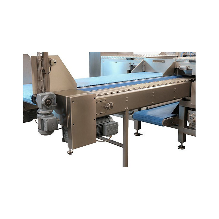 DANMATIC Conveyor – przenośnik z napędem, widok na wlot