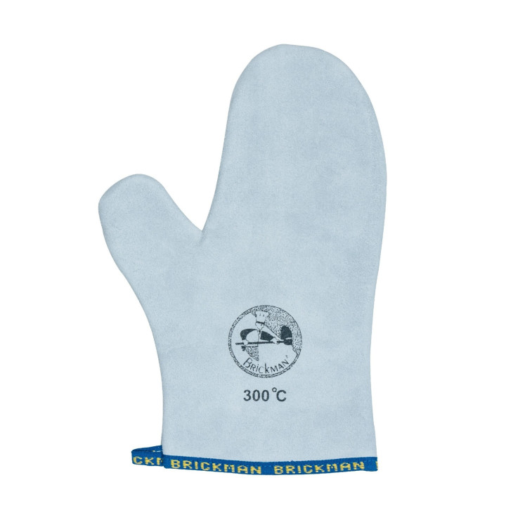 Łapka piekarnicza oburęczna 31 cm do +300°C Skórzana