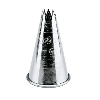 Tylka gwiazdka Ø17 mm stal nierdzewna