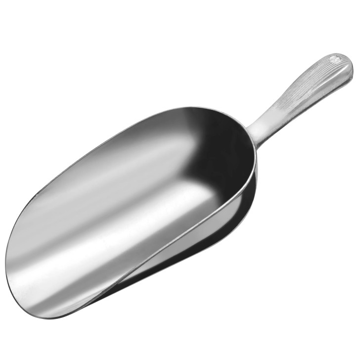 Szufelka aluminiowa pojemność 600 ml aluminiowa długość 19 cm