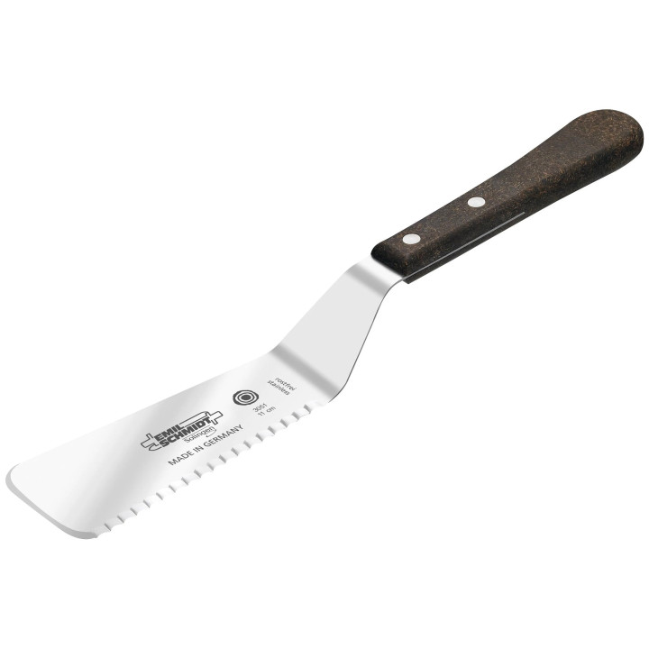 Łopatka cukiernicza LIGNUM ostrze faliste długość 27.5 cm trzonek z tworzywa (PP) stal nierdzewna