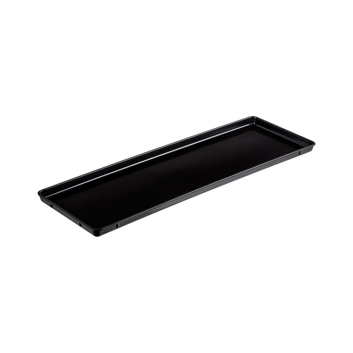 Taca czarna 42.0x14.0x1,7 cm z melaminy
