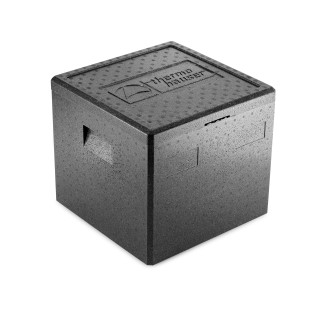 Termobox EPP PIZZA czarny 5 L 41x41x36 cm z pokrywą