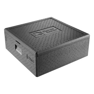 Termobox EPP PIZZA czarny 49 L z pokrywą