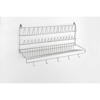 Wieszak ścienny dolna część do tylek 50,9x13,5x25,8cm stal nierdzewna