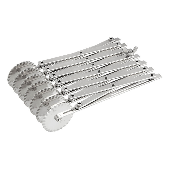 Krajacz do ciasta 22,3 cm 7-kółkowy stal nierdzewna