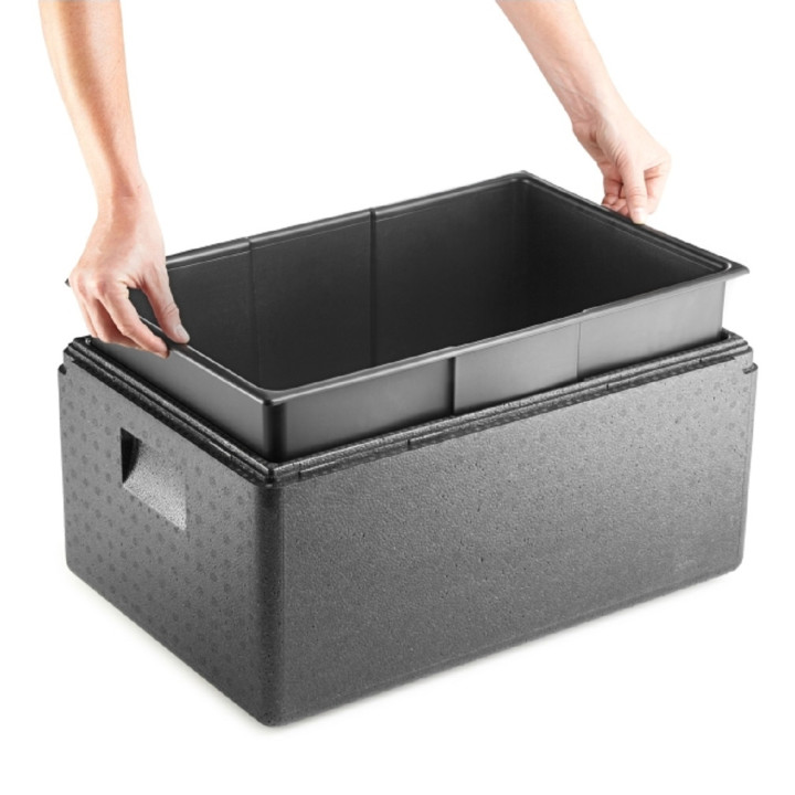 Termobox EPP GN 1/1 czarny 48 L wkład wewnętrzny