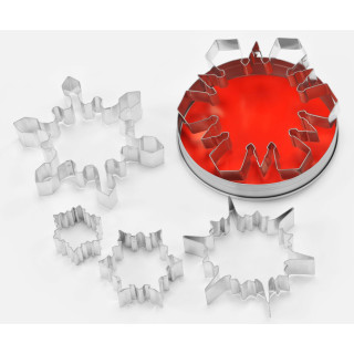 Zestaw wykrawaczy gładki 5 szt. Ø4.9-14,9 cm stal nierdzewna