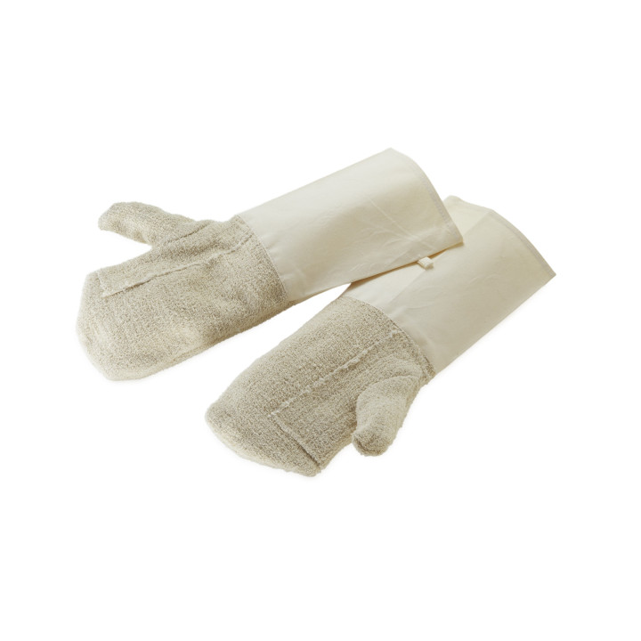 Rękawice piekarnicze dł.40 cm bawełniane