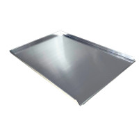 Blacha piekarnicza PEŁNA 60x40 cm 3 ranty Aluminium grubość 1,5 mm