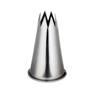 Końcówka nierdzewna karbowana śr.12 mm z rantem