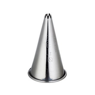 Końcówka nierdzewna karbowana śr.4 mm z rantem