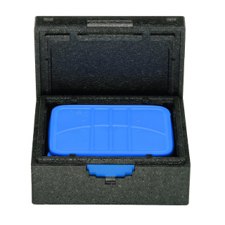 Pojemnik izotermiczny do cateringu wys. 7,5 cm, pasują tace porcelanowe -2 płytkie lub 1 głęboka