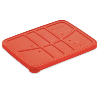 Pokrywa silikonowa prostokątna czerwona