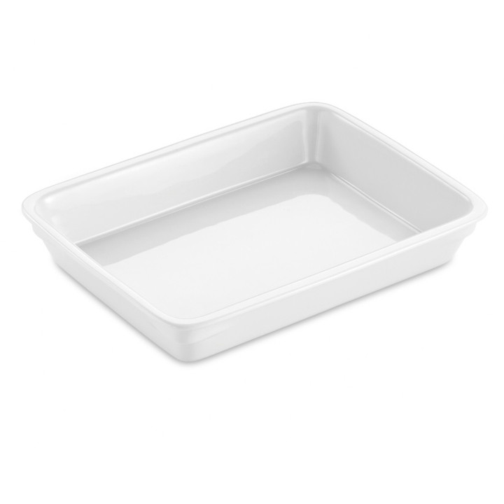 Porcelanowa taca prostokątna obiadowa, niepodzielona pojemność 650 ml "Seltmann"