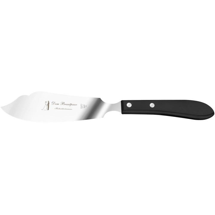 Nóż do tortu weselnego PROFI długość 28.5 cm trzonek z tworzywa (PP) stal nierdzewna