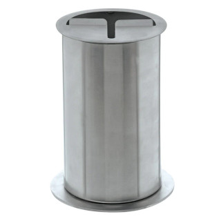 Pojemnik do zgarniania kremu do szpatułki stal nierdzewna