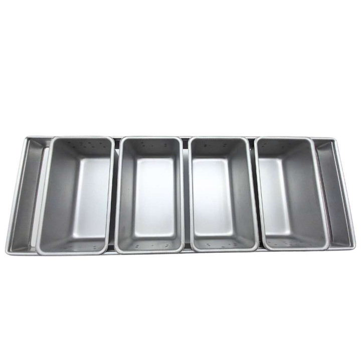 Forma zespolona do pieczenia chleba formowego 4 szt. 190x100x75 mm L-580