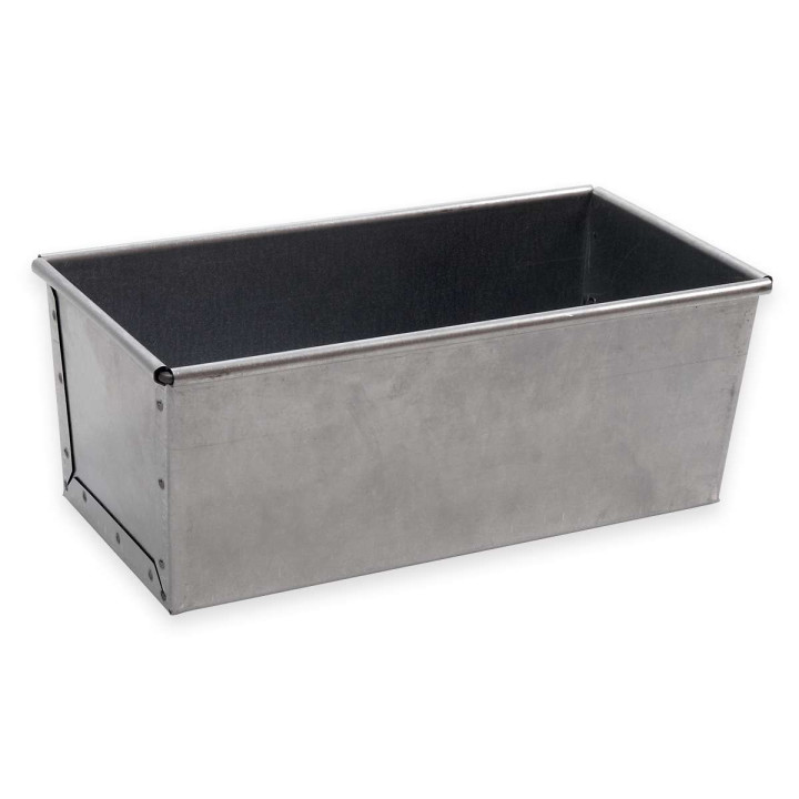 Forma do pieczenia ciast składana góra 200x100 mm dół 190x90 mm wysokość 100 mm Alusteel