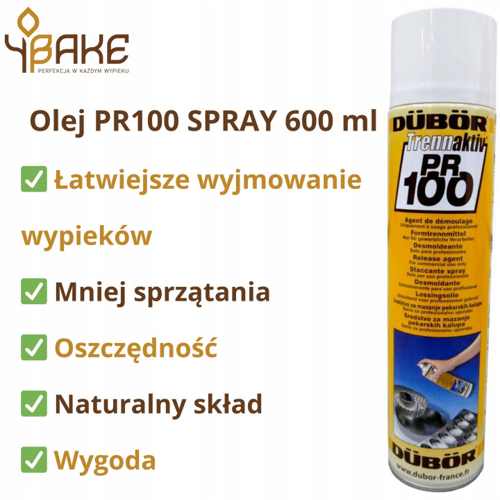 Środek natłuszczający Dubor PR100 spray 600 ml