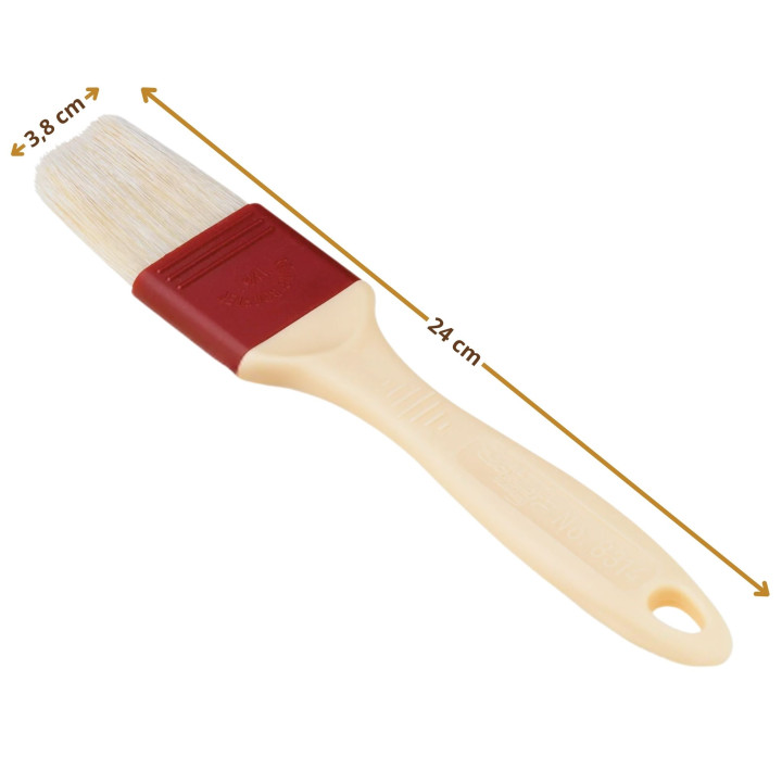 Pędzel cukierniczy Emil Schmidt 8314 włosie naturalne szerokość 3,8 cm długość 20,5 cm