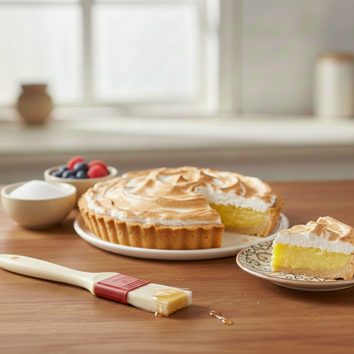 Pędzel cukierniczy Emil Schmidt 8314 włosie naturalne szerokość 3,8 cm długość 20,5 cm