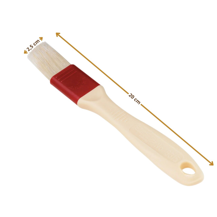 Pędzel cukierniczy Emil Schmidt 8315 włosie naturalne szerokość 2,54 cm długość 20 cm