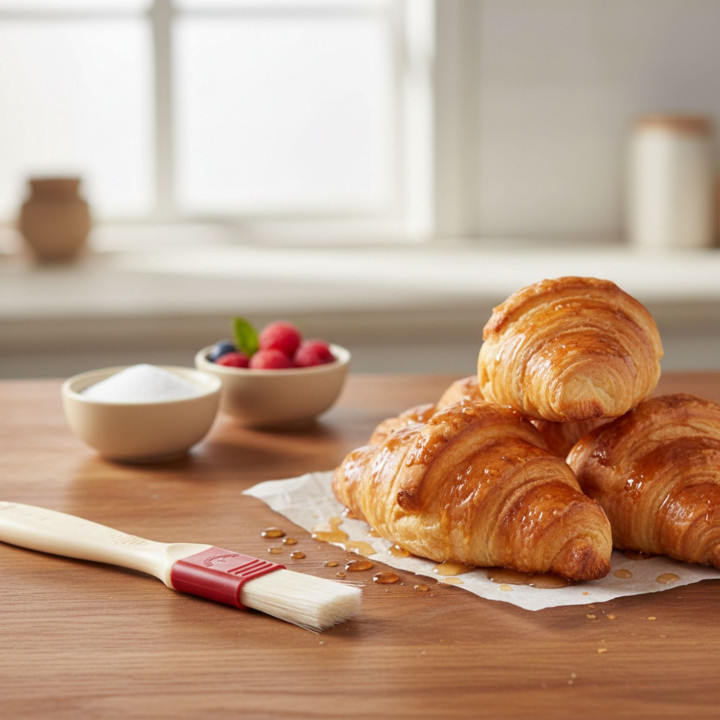 Pędzel cukierniczy Emil Schmidt 8315 włosie naturalne szerokość 2,54 cm długość 20 cm