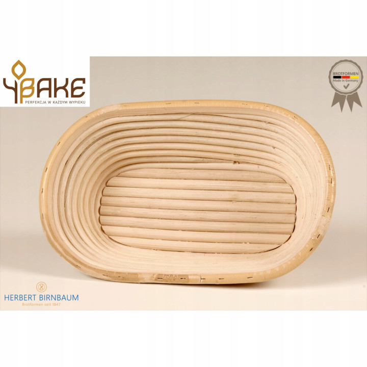 Koszyk do garowania chleba 24x14 cm naturalny rattan