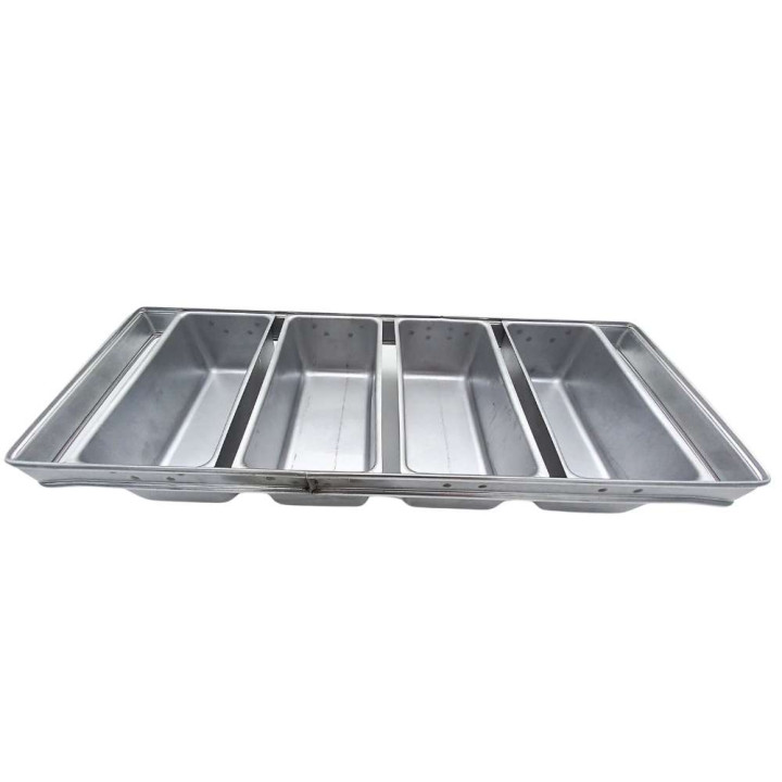 Forma zespolona do pieczenia chleba formowego 4 szt. 190x100x85 mm 0,75 kg L-580