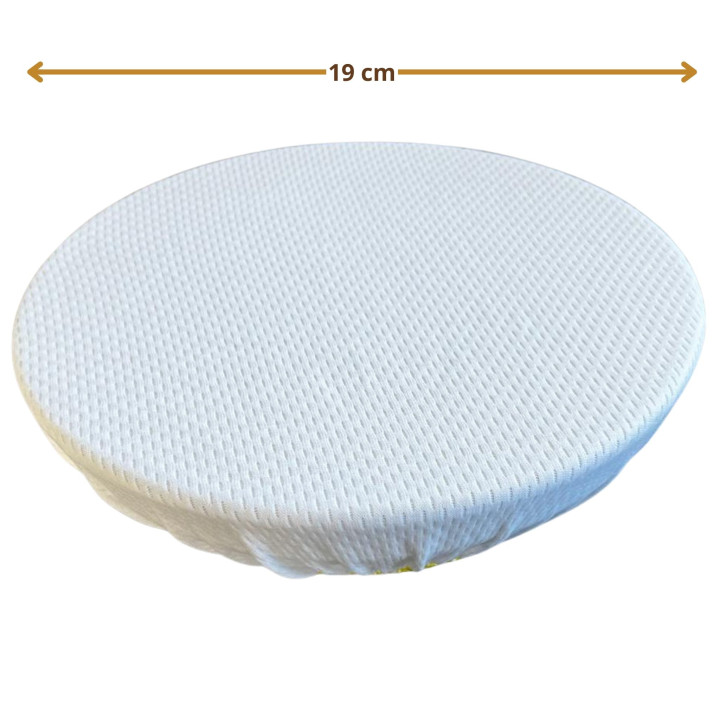 Pokrowiec na koszyk do garowania chleba okrągły Ø19 cm do 1 kg (brązowy) Tkanina EVO Special