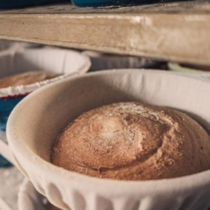 Pokrowiec na koszyk do garowania chleba okrągły Ø23.7 cm do 1.2 kg (żółty) Tkanina EVO Special