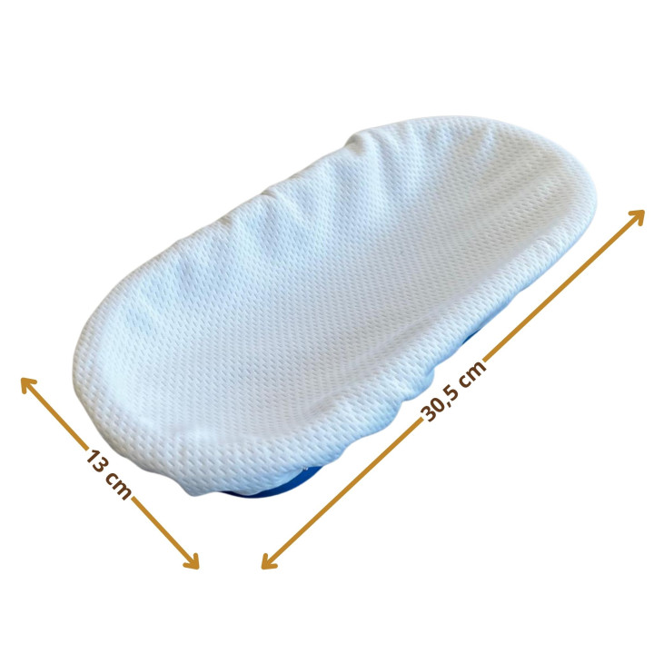 Pokrowiec na koszyk do garowania chleba owalny 30.5x13 cm do 1 kg (zielony) Tkanina EVO Special