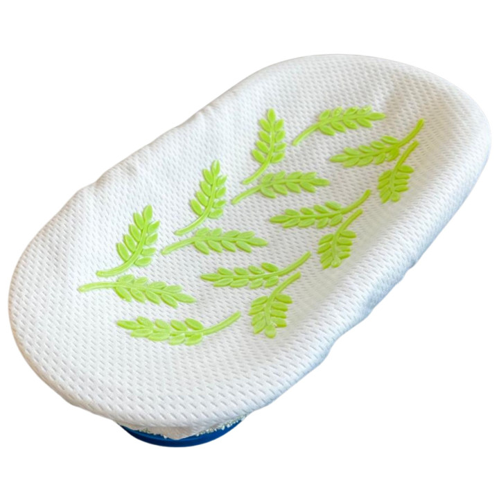 Pokrowiec na koszyk do garowania chleba owalny mini 27.5x12 cm do 0.9 kg (pomarańczowy) Tkanina EVO Special Wzór Kłosków