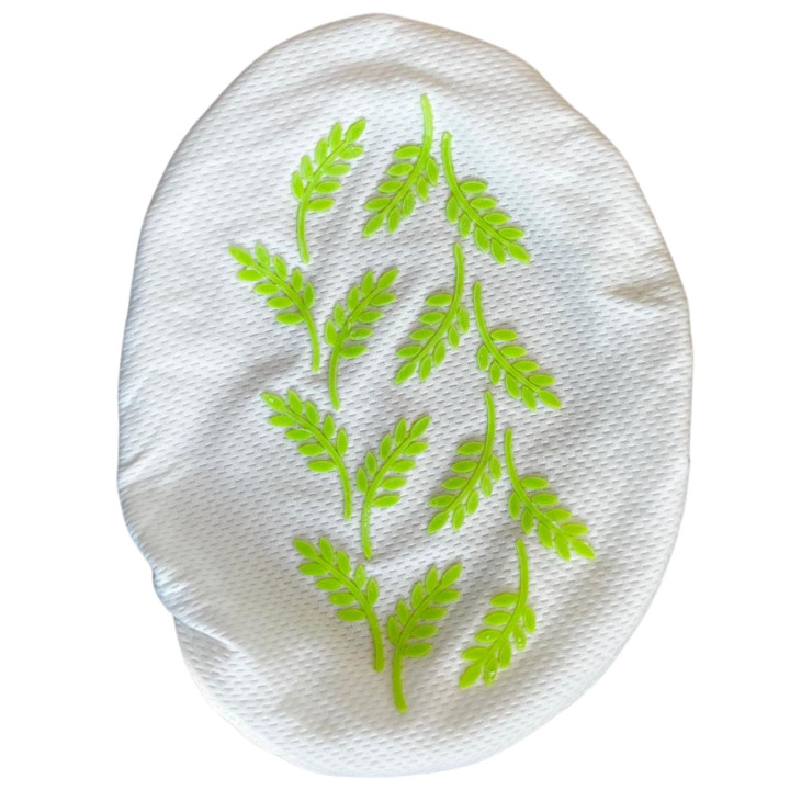 Pokrowiec na koszyk do garowania chleba owalny mini 27.5x12 cm do 0.9 kg (pomarańczowy) Tkanina EVO Special Wzór Kłosków