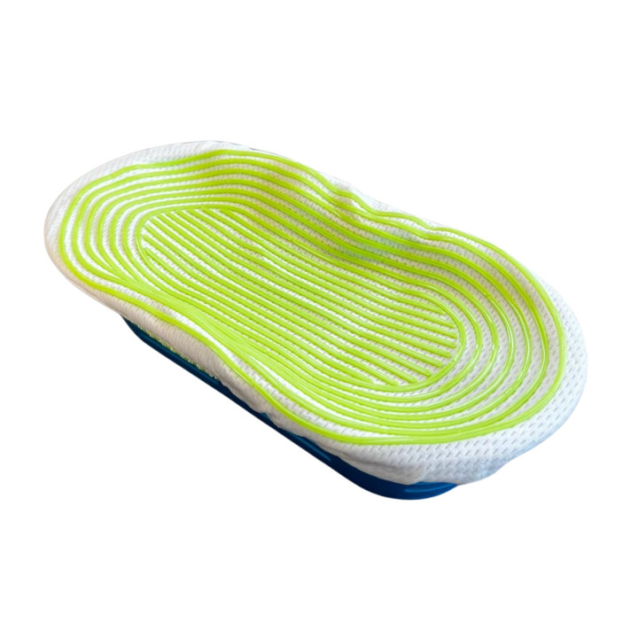 Pokrowiec na koszyk do garowania chleba owalny mini 27.5x12 cm do 0.9 kg (pomarańczowy) Tkanina EVO Special Wzór Wiklinowy