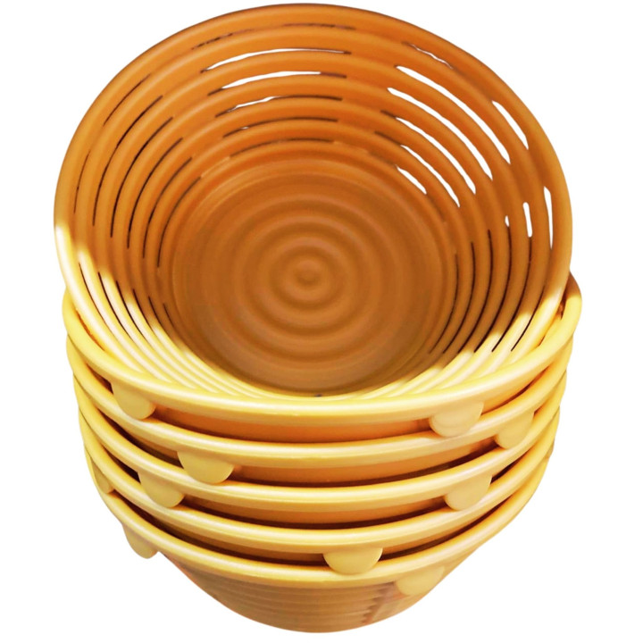 Koszyk do garowania chleba okrągły Ø18 cm do 0,5 kg z tworzywa (PP)