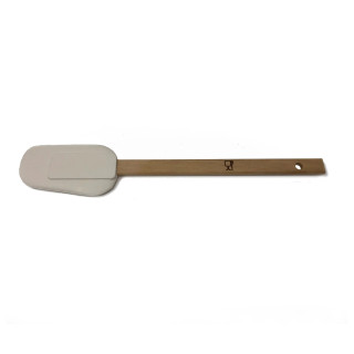 Skrobak gumowy długość 24 cm trzonek drewniany