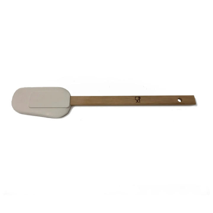 Skrobak gumowy długość 24 cm trzonek drewniany