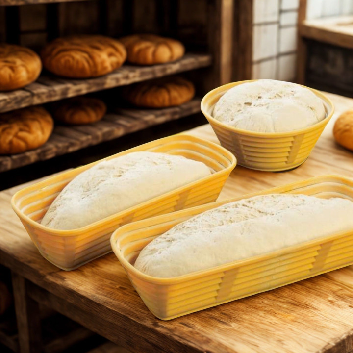 Koszyk do garowania chleba okrągły Ø30 cm do 2 kg z tworzywa (PP)