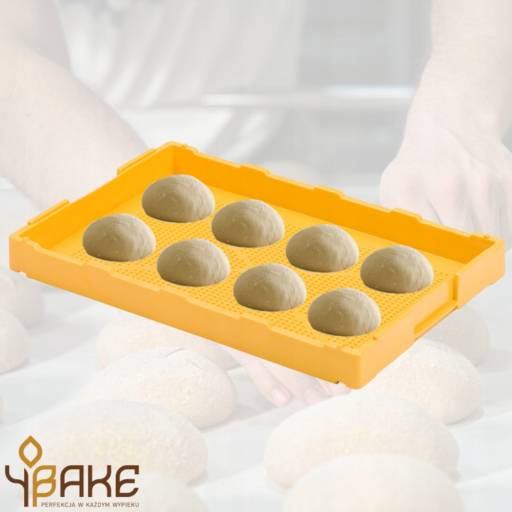 Kasta do garowania bułek 78x58 cm na blachę 78x58 cm z tworzywa (PP)