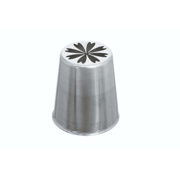 Tylka do dekoracji 3D KWIAT 7-ramienny Ø25 mm stal nierdzewna