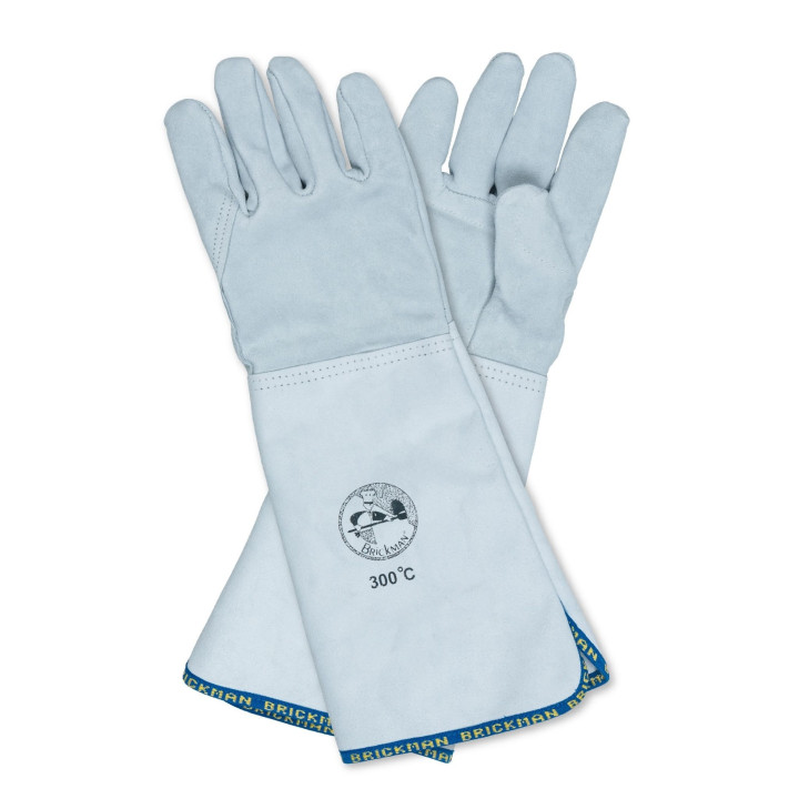 Rękawice piekarskie 5-palców długość 45 cm do +300°C Skórzane