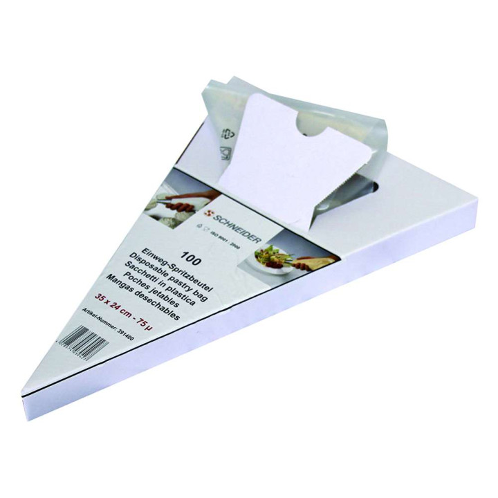 Worek jednorazowy foliowy 545x300 mm, 75 mik., 100 sztuk w paczce